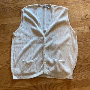 Vintage Button Up Sweater Vest. Size XL.